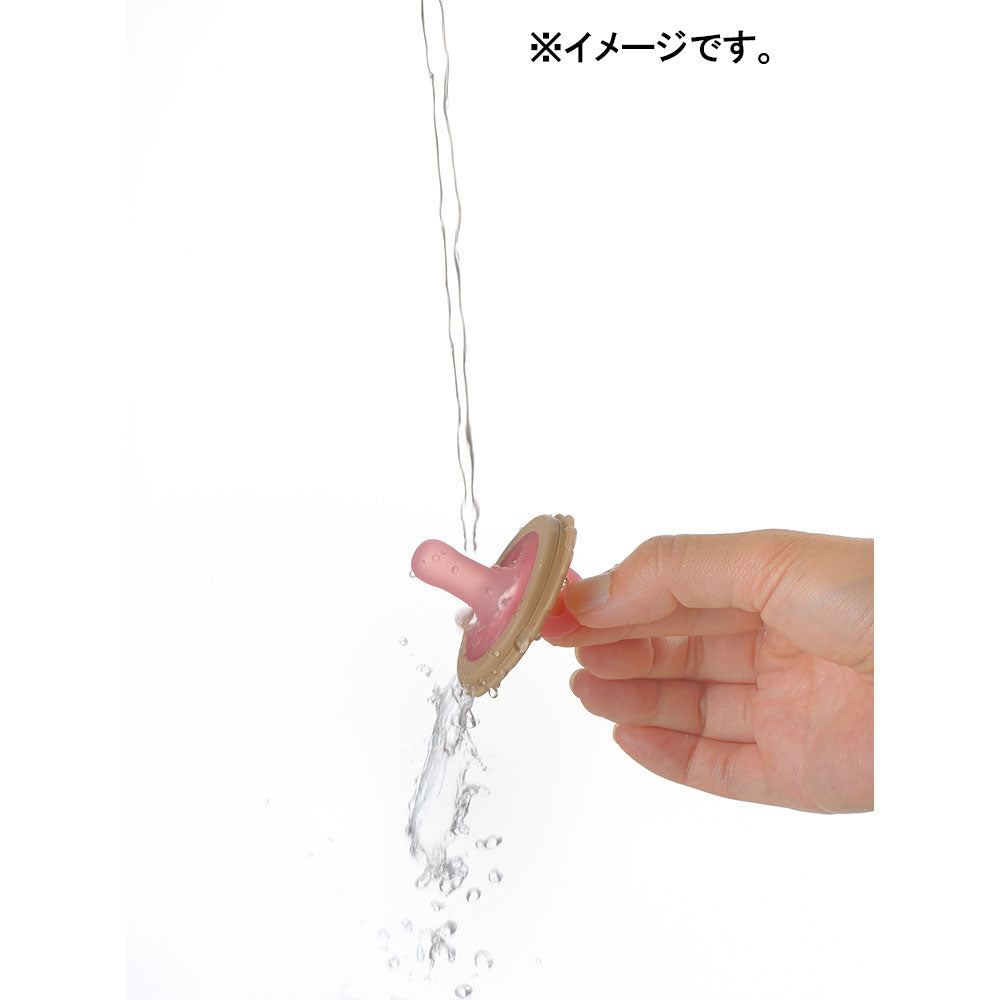 リッチェル 吸せつラボ おしゃぶり ネコ 新生児用 ケース付 1 個