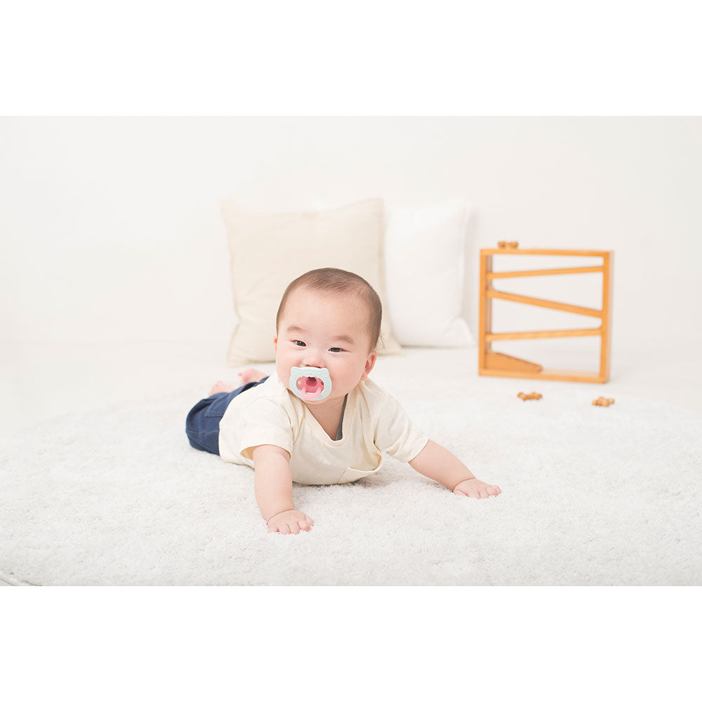 リッチェル 吸せつラボ おしゃぶり ネコ 新生児用 ケース付 1 個