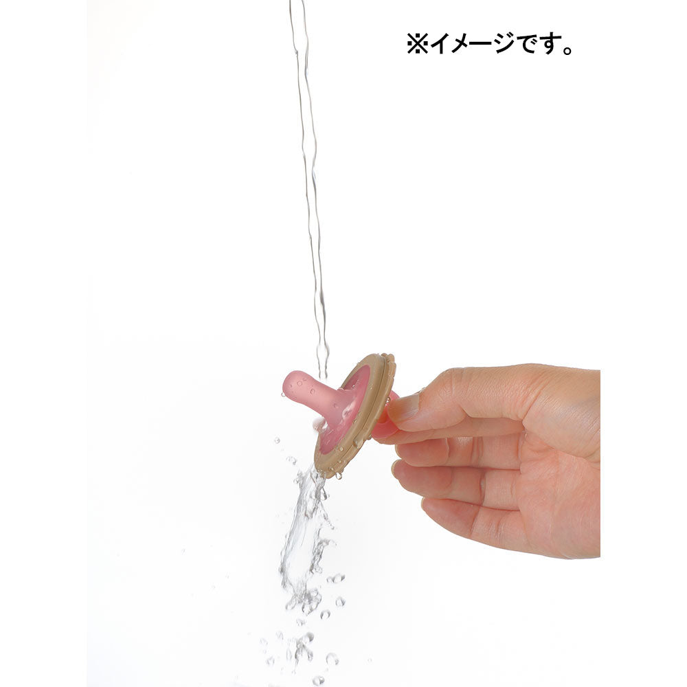 Richell Sucking Lab Pacifier Lip for babies from 3 months old, with case, 1 piece