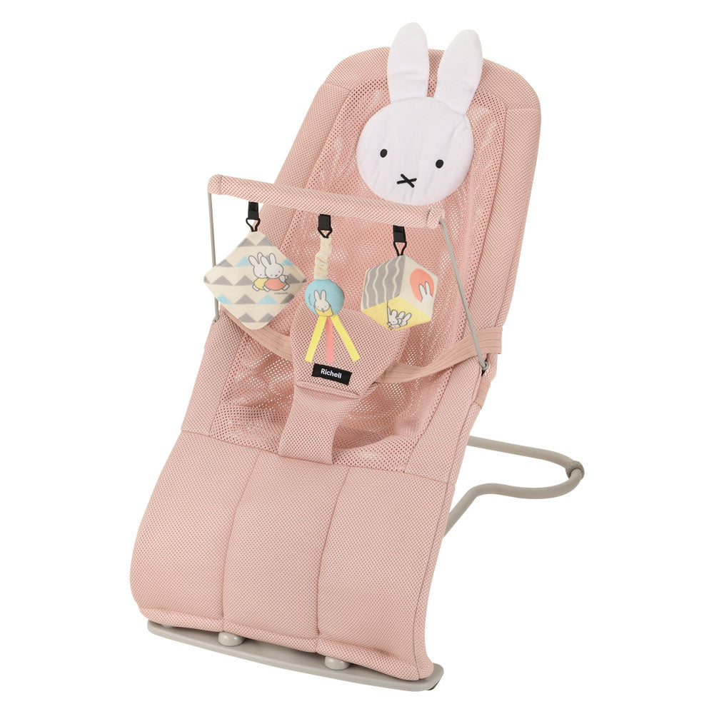 リッチェル ミッフィー バウンシングシート おもちゃ付G ピンクベージュ 1個入 1 個