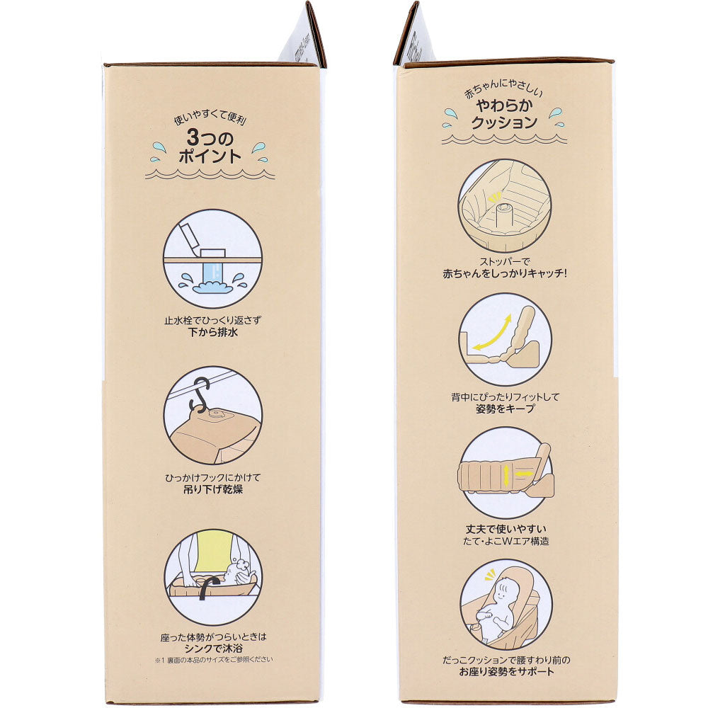 Richell Miffy Soft Baby Bath Step Up 1 piece