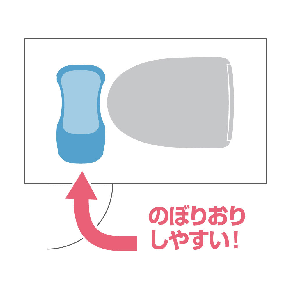 리첼 토이 사포 화장실 서포트 스텝 슬림 화이트 1 개