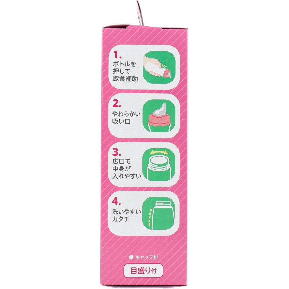 Great to use! Easy to feed soft bottle with a mouthpiece 1 piece