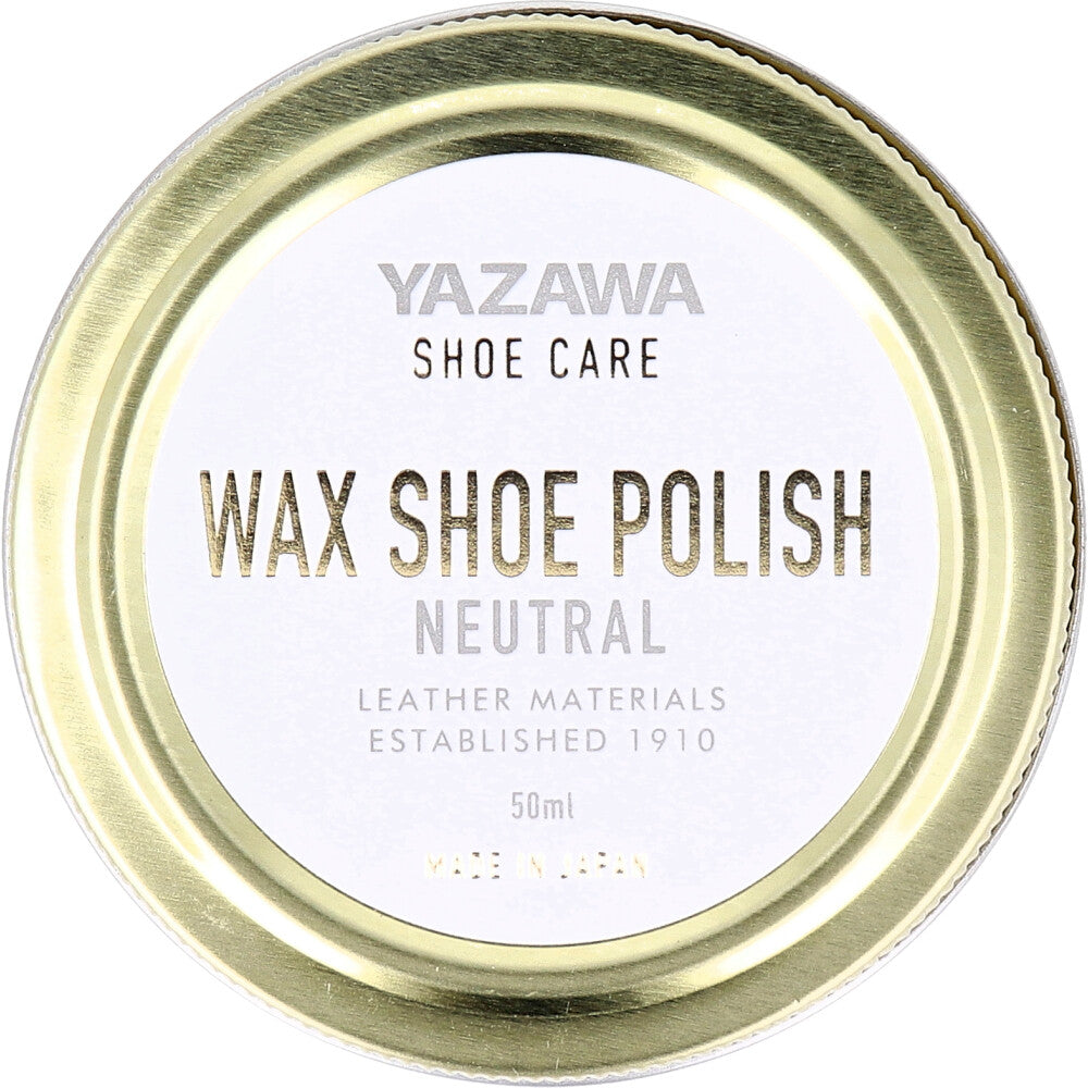YAZAWA SHOE CARE ワックスシューポリッシュ ニュートラル 50mL 1 個