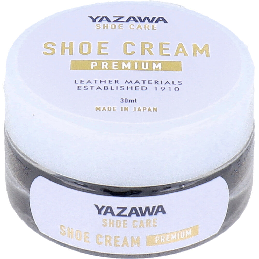 YAZAWA SHOE CARE 슈크림 프리미엄 블랙 30mL 1개