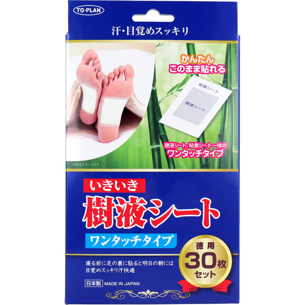 トプラン いきいき樹液シート ワンタッチタイプ 徳用30枚セット 1 個