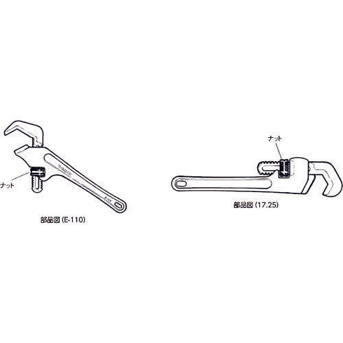 ＲＩＤＧＩＤ　ヘックスレンチ　１７　31275　1 丁