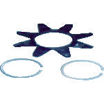 ＲＩＤＧＩＤ　工業用内視鏡用オプション　シースネイク７６ｍｍセンタリングスターガイド　２０個入　64497　1 Ｓ