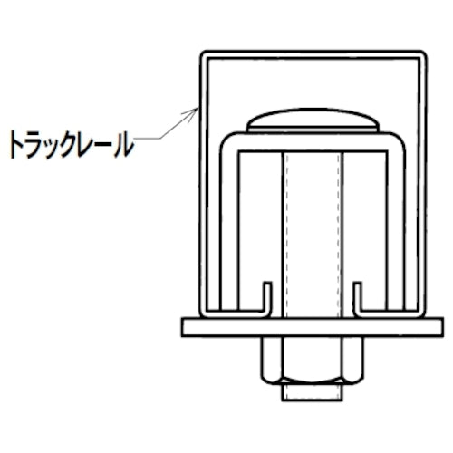 ヤボシ　戸当り（スチール製）　３号　3TOA　1 個