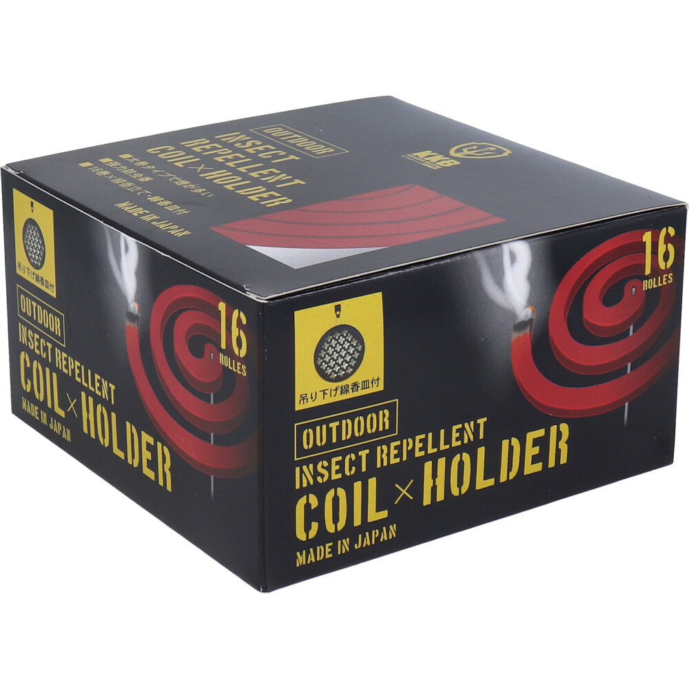 아웃도어 두꺼운 권 방충향 매달아 선향접시 첨부 16권입 1개