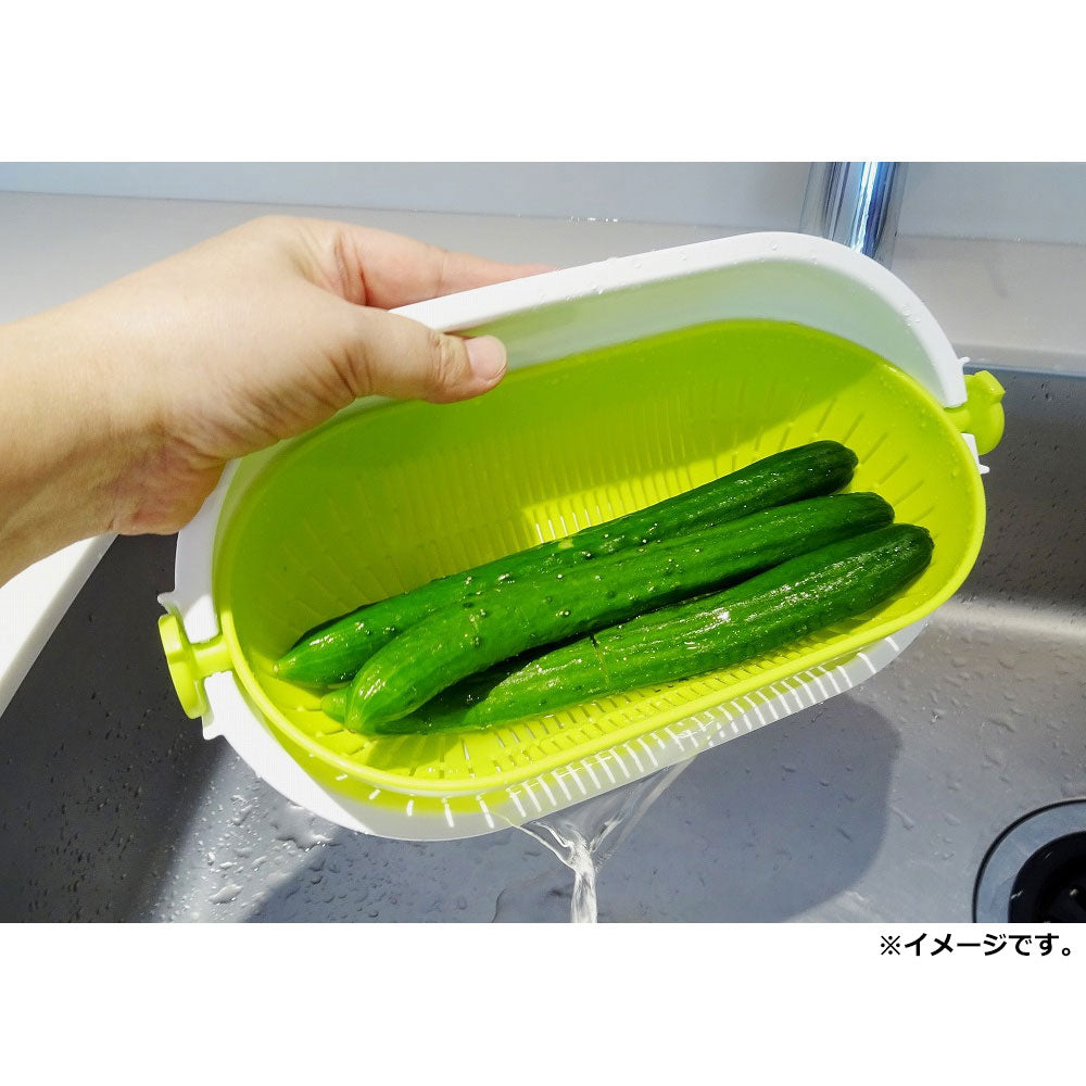 스핀휠 코란더 타원형 그린 KK-311 1개