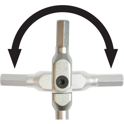 BONDHUS HEX PRO Pivot Head Hex Wrench 8mm 88072 1 piece