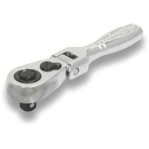 TONE Short Swing Ratchet Handle 72 Teeth 6.35mm Socket Length 90mm RH2FHS 1 pc