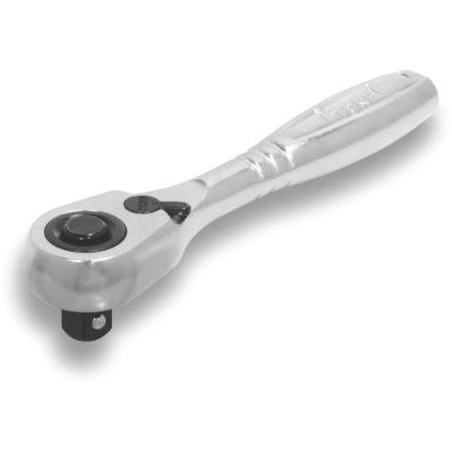 TONE Short Ratchet Handle, 72 teeth, 6.35mm socket, 90mm overall length, RH2HS, 1 pc