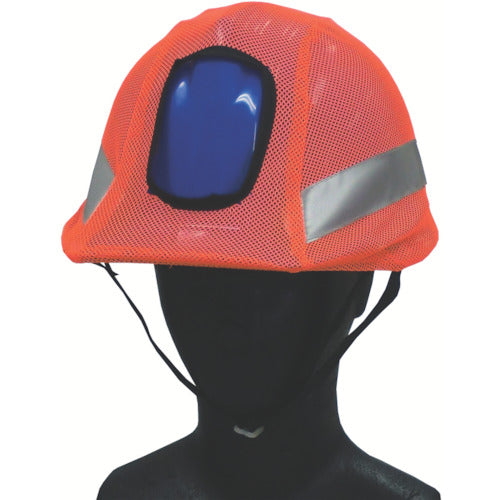 COVERWORK Reflective/Fluorescent Mesh Helmet Cover Fluorescent Orange FT-OS-30 1 Piece