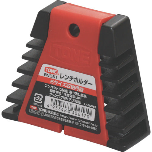 TONE Wrench Holder, Holds 7 Wrenches, BND71, 1 pc