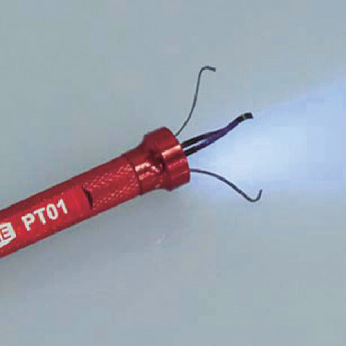 ＴＯＮＥ　マグネットハンド　ＬＥＤ付　ピックアップツール　吸着力９Ｎ　マグネット径１３ｍｍ　PT01　1 本