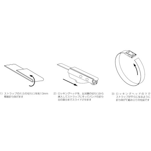 ＰＡＮＤＵＩＴ　ＭＬＴタイプ　フルコーティング長尺ステンレススチールバンド　ＳＵＳ３１６　幅１２．７ｍｍ　長さ２５．１ｍ　ＭＢＣＥＨ−ＱＲ３１６　MBCEH-QR316　1 巻