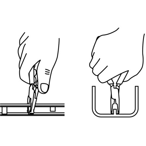 スリーピークス　ニッパ（プラスチック用）　ミニトップカッター（バネ付）　１１７ｍｍ　刃幅３ｍｍ　MTC-3　1 丁