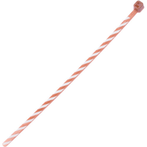 PANDUIT Striped Nylon Ties Brown/White (50 pieces) PLT1M-L1-10 1 bag