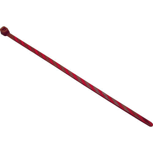 PANDUIT Striped Nylon Cable Ties Brown/Red (50 pieces) PLT1M-L1-2 1 bag