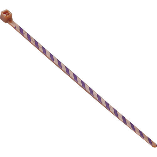 PANDUIT Striped Nylon Cable Ties Brown/Purple (50 pieces) PLT1M-L1-7 1 bag
