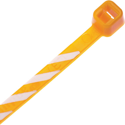 PANDUIT Striped Nylon Cable Ties Orange/White (50 pieces) PLT1M-L3-10 1 bag