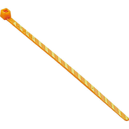 PANDUIT 스트라이프 나일론 결속 밴드 오렌지/노랑 (50개입) PLT1M-L3-4 1봉