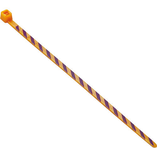 PANDUIT Striped Nylon Cable Ties Orange/Purple (50 pieces) PLT1M-L3-7 1 bag