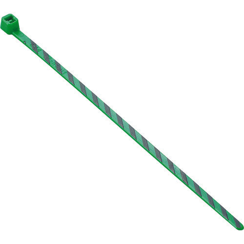 PANDUIT Striped Nylon Cable Ties Green/Black (50 pieces) PLT1M-L5-0 1 bag