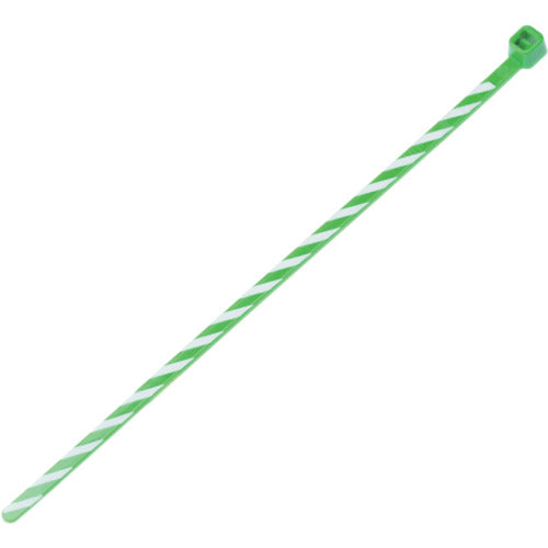 PANDUIT Striped Nylon Cable Ties Green/White (50 pieces) PLT1M-L5-10 1 bag