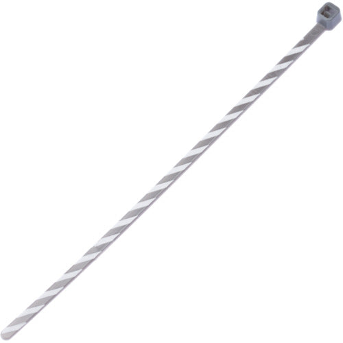 PANDUIT Striped Nylon Cable Ties Gray/White (50 pieces) PLT1M-L8-10 1 bag