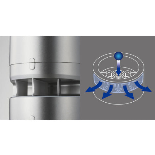 PATLITE LA6 type stacked information indicator Φ60 Direct mounting, terminal block, buzzer included LA6-5DTNWB-RYGBC 1 unit