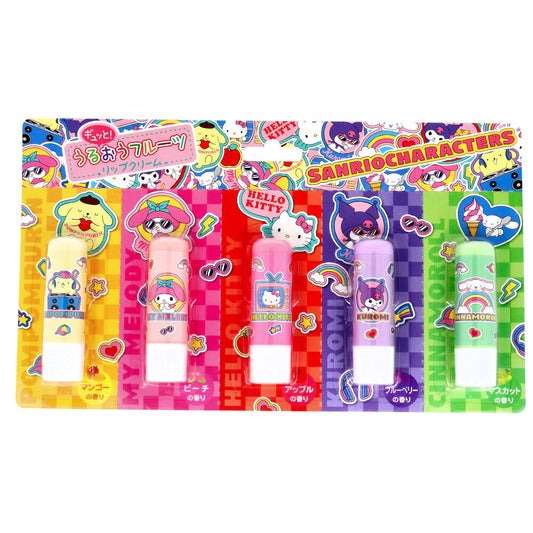 Sanrio Characters Gyutto! Moisturizing Fruit Lip Balm 1 piece