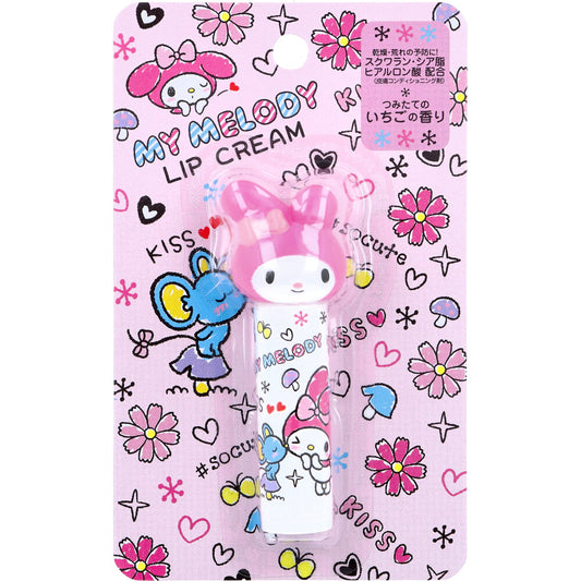 My Melody Die Cut Lip Cream Fresh Strawberry Scent 4g 1 piece