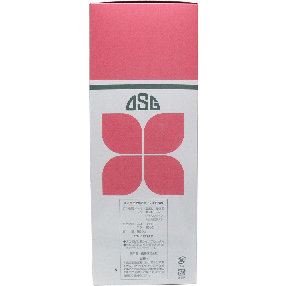 Transparent urinal for women 900cc 1 piece