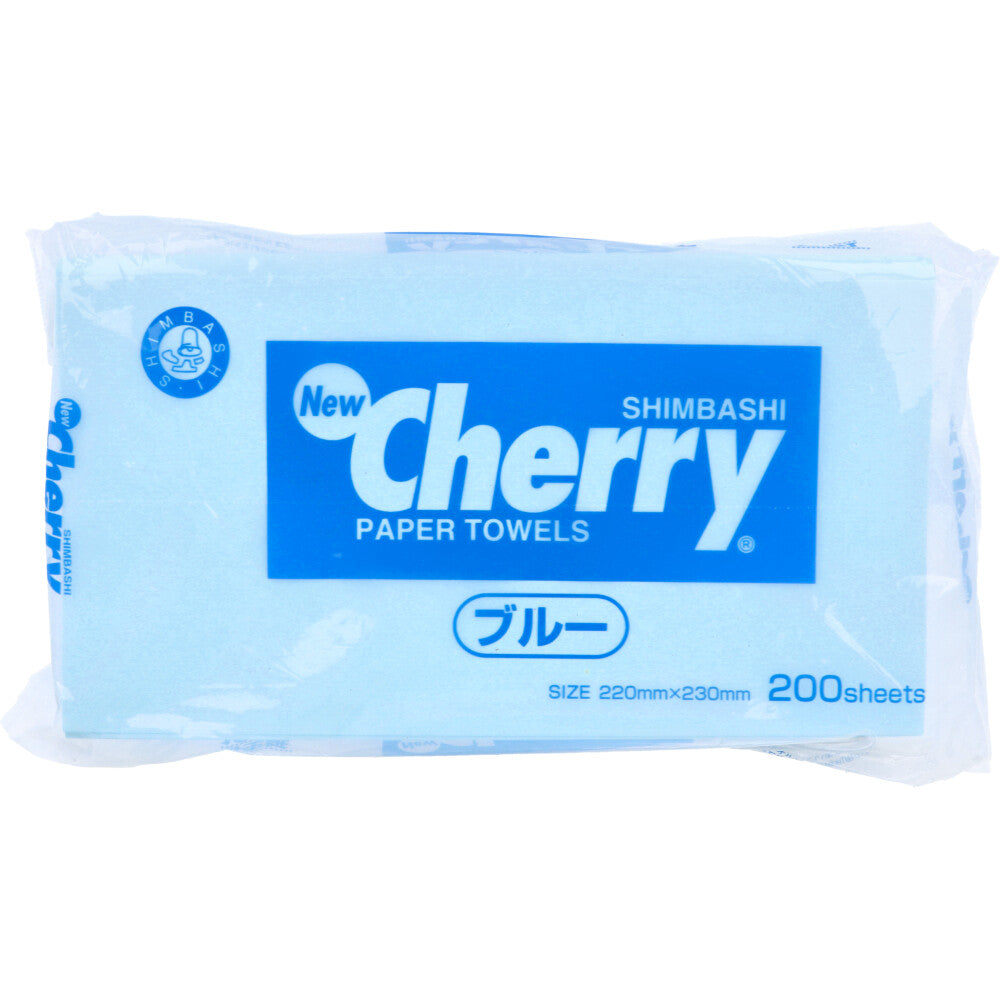 Paper Towels New Cherry Blue Towels 200 sheets 1 pc