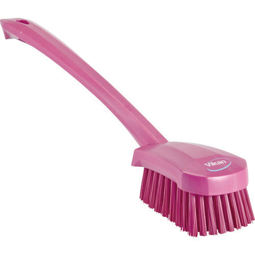 Vikan Long Handle Brush 4186 Pink 41861 1 pc