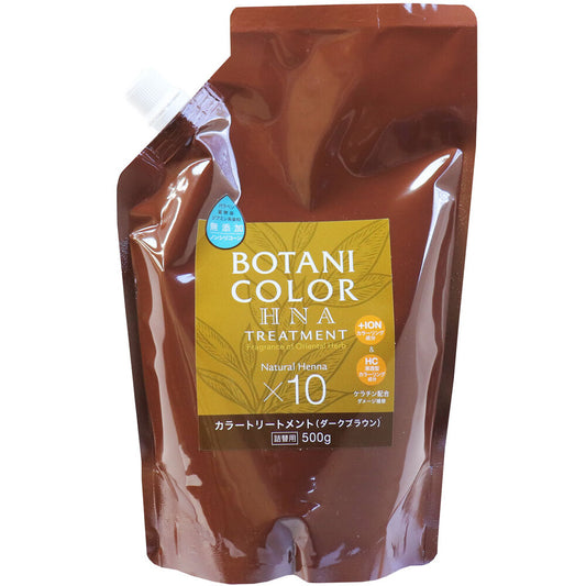 Motto Botanical Color Treatment (with Henna) Dark Brown Refill 500g 1 piece