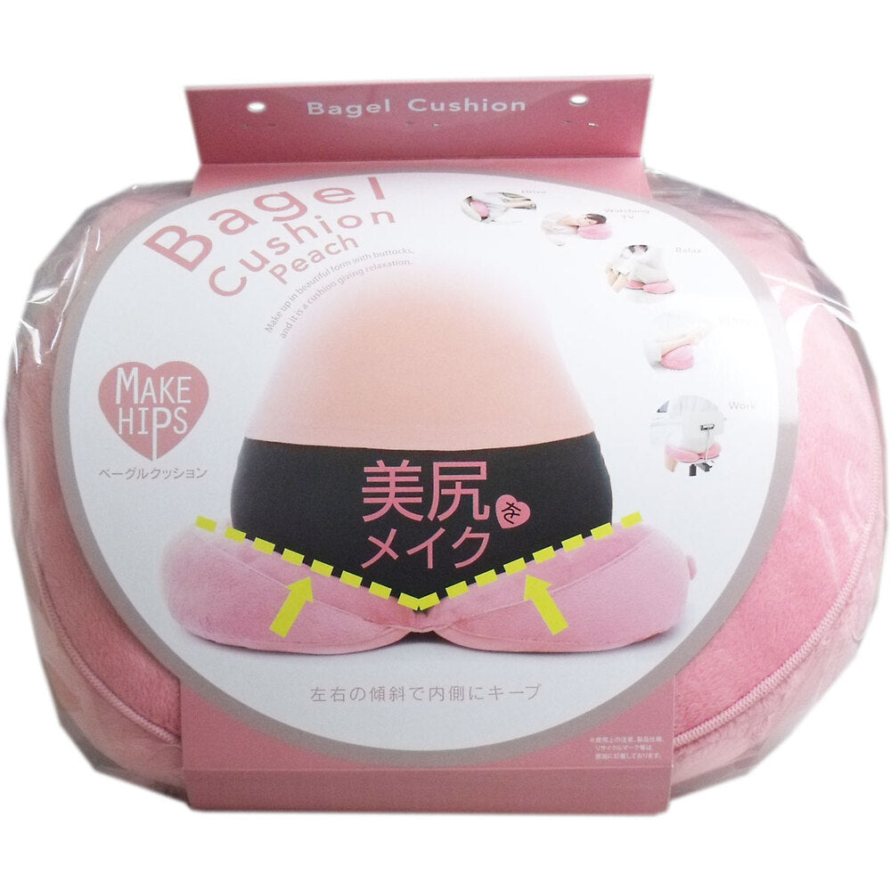 メイクヒップス ベーグルクッション ピーチ 1個入 1 個