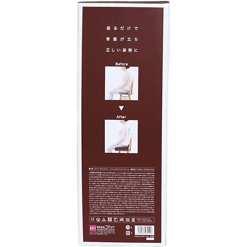 Cojit Back Pain Relief Cushion Brown 1 piece