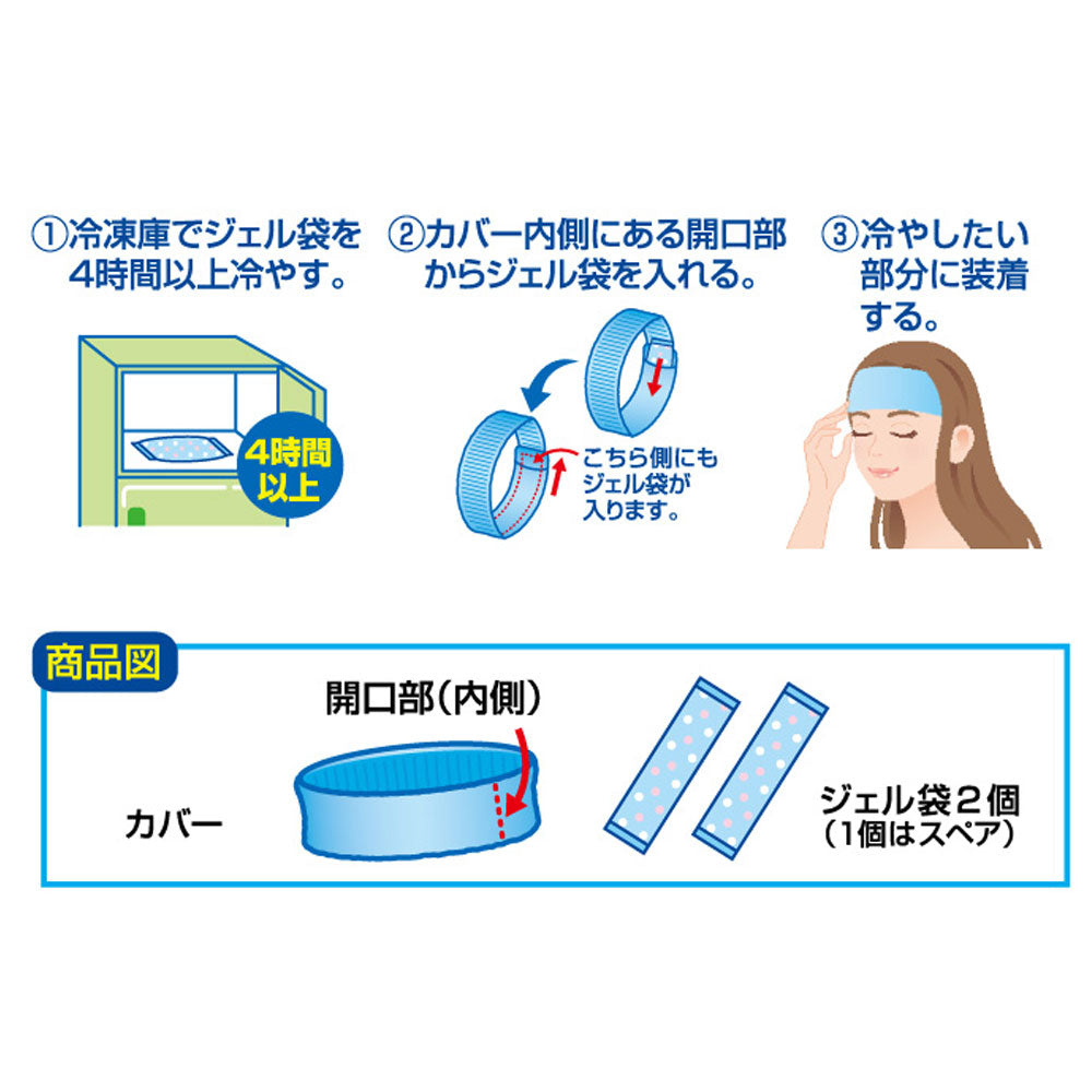 ヘッドクール ヘアバンドタイプ3 A HCB3A-48 1 個