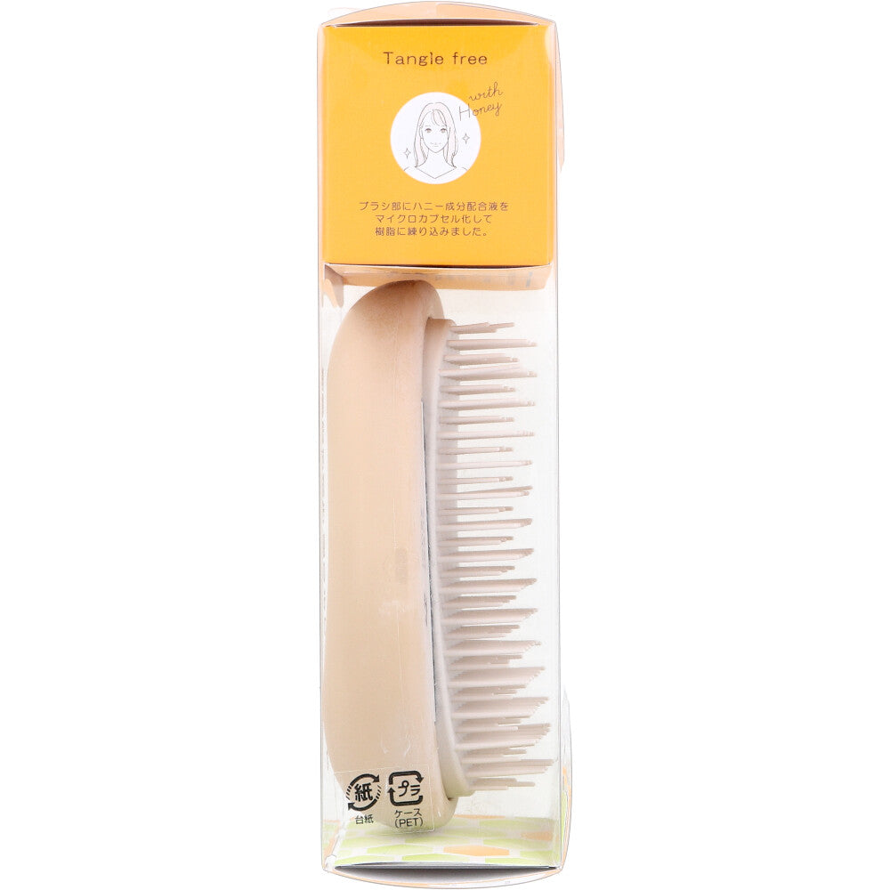 Contains honey ingredients Static electricity removal Honey Beans Hair Care Brush Mocha HO100MO 1 piece