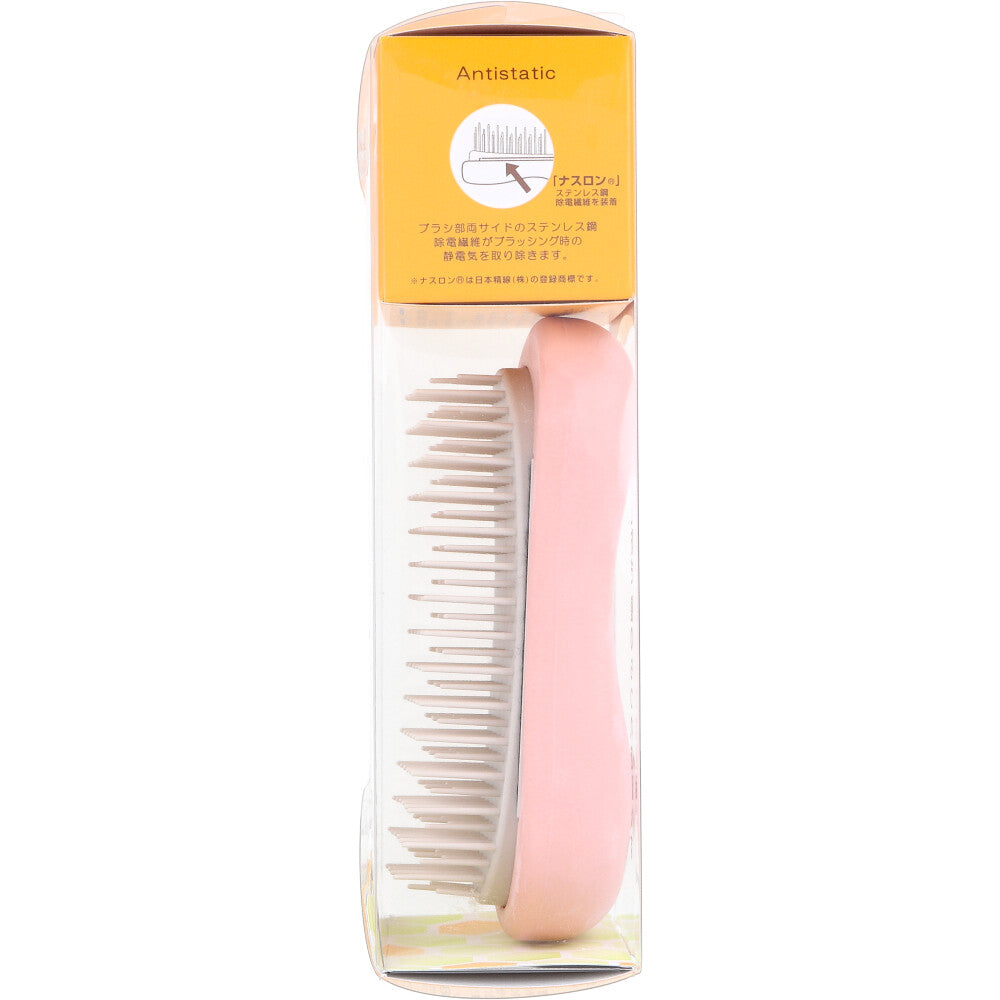 Contains honey ingredients Static electricity removal Honey Beans Hair Care Brush Pink HO100P 1 piece