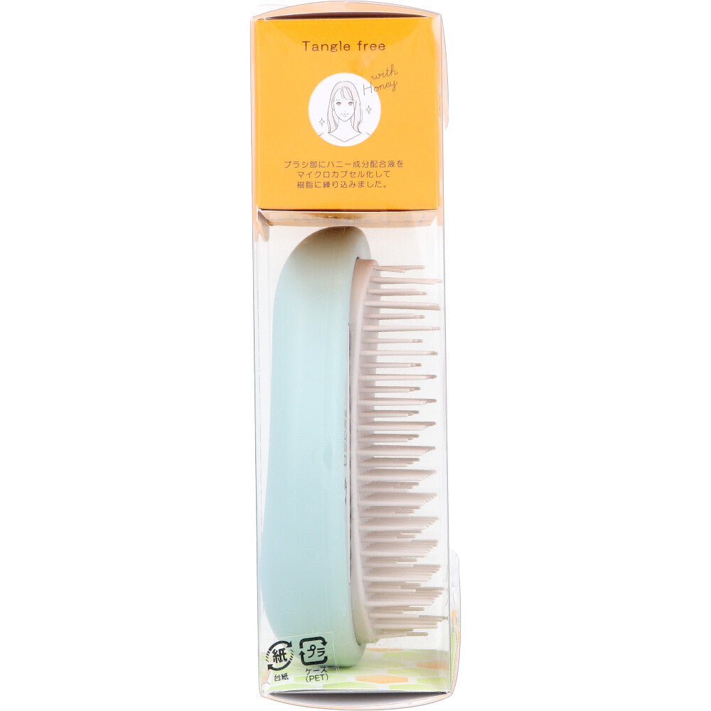 Contains honey ingredients Static electricity removal Honey Beans Hair Care Brush Green HO100G 1 piece