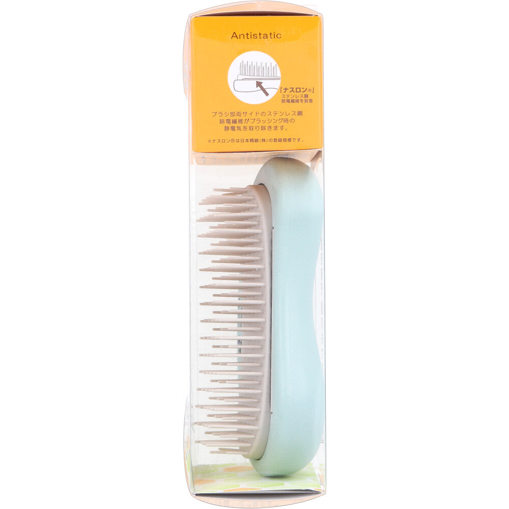 Contains honey ingredients Static electricity removal Honey Beans Hair Care Brush Green HO100G 1 piece