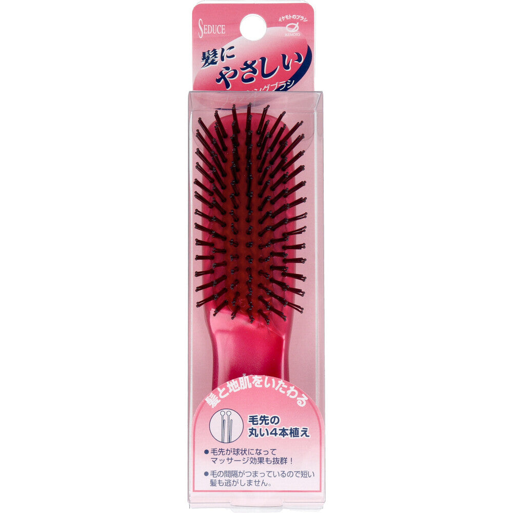 Seduse Hair-friendly Brushing Brush Mini Red SEN-455R 1 pc