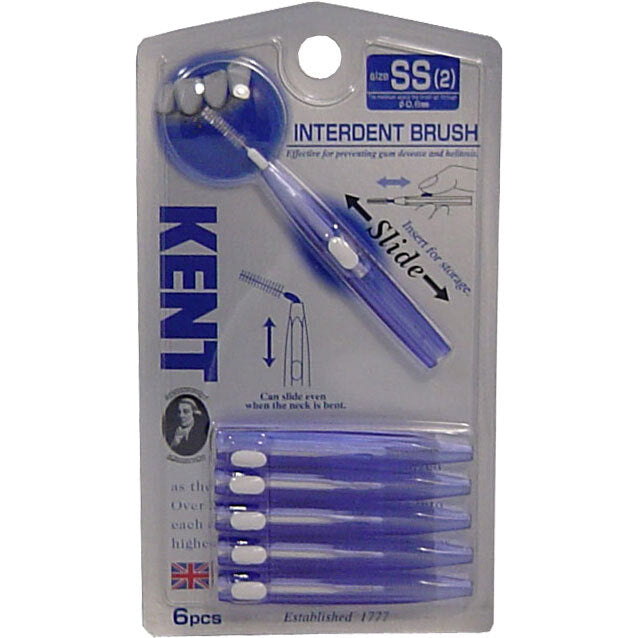KENT(켄트) 치간 브러쉬 SS사이즈 6개입 1개