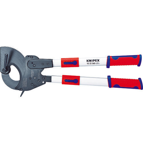 KNIPEX 9532-060 래칫식 케이블 커터 핸들 신축 폭 600-810mm 9532-060 1 丁