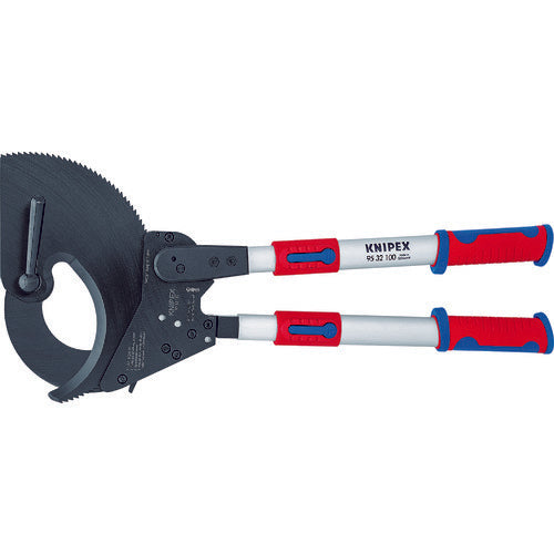 KNIPEX 9532-100 래칫식 케이블 커터 핸들 신축 폭 650-860mm 9532-100 1 丁